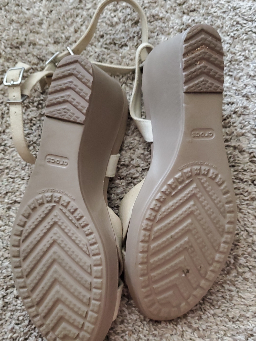 Wedge Sandals with Ankle Strap - Picture 7 of 8
